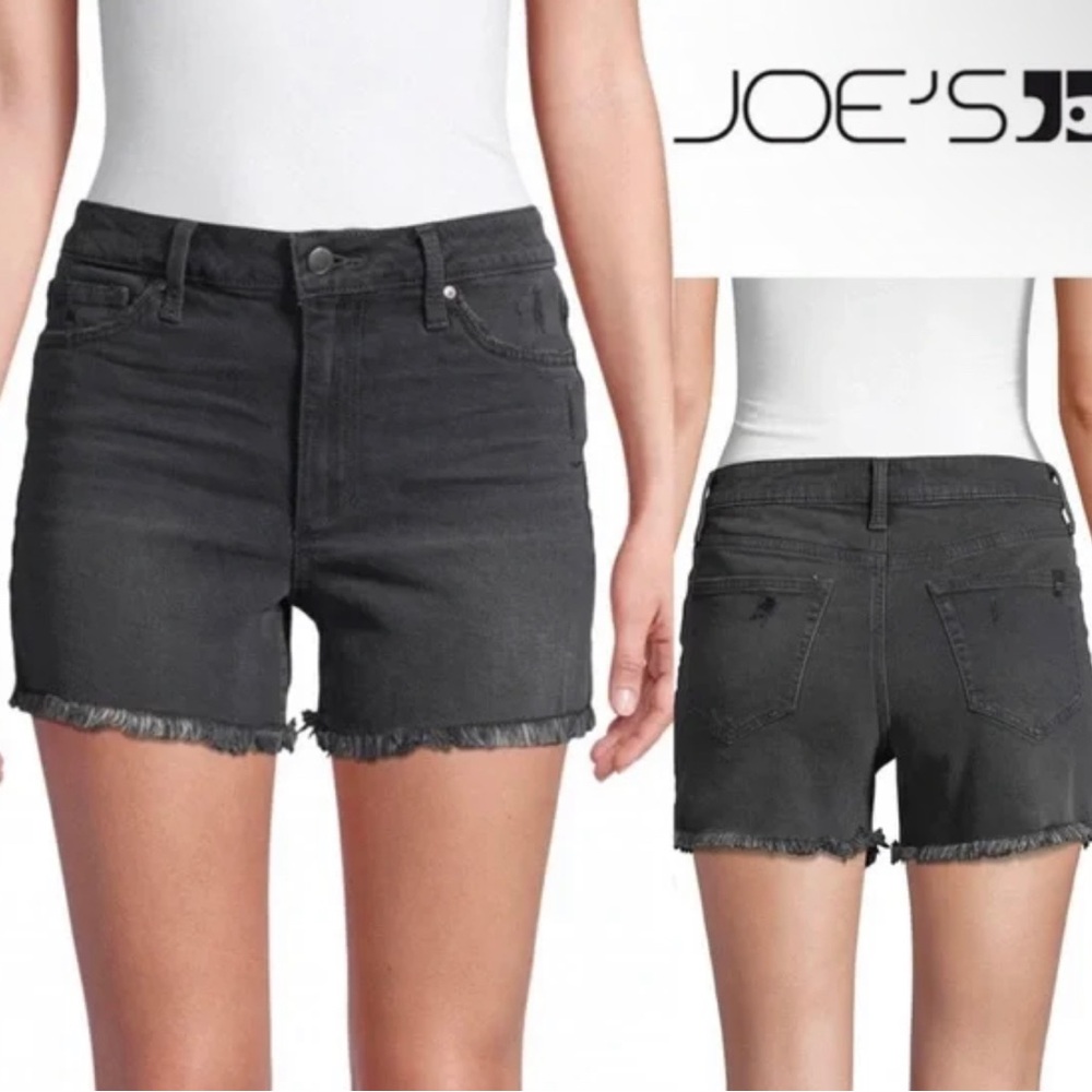 NEW Joe’s Jeans Constance High-Rise Black Denim Shorts Size 29 NWT $148 Summer